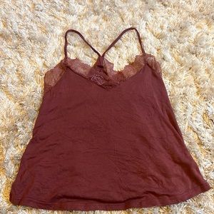 Lace Mauve purple tank top Amazon fashion